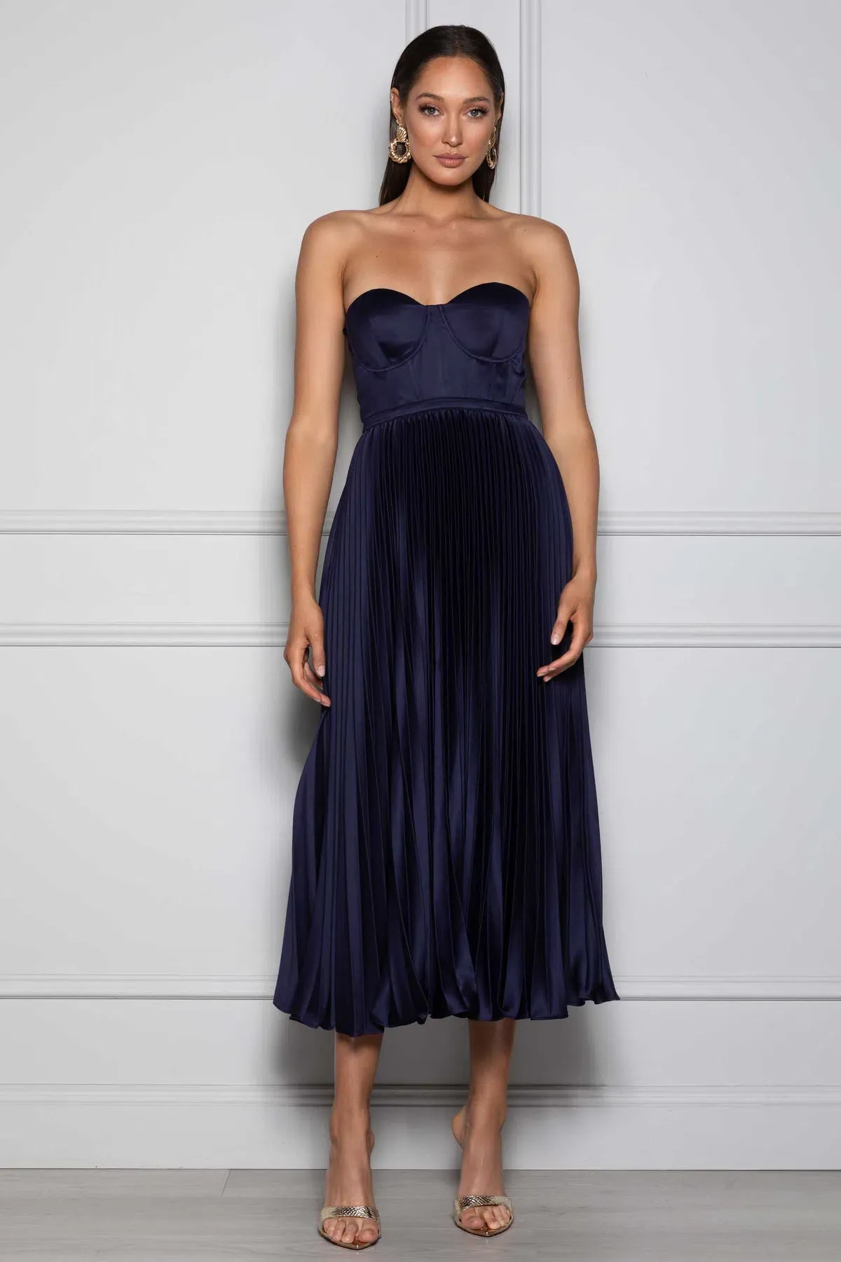 Elle Zeitoune Milan Dress Navy Size 12 - Image 1