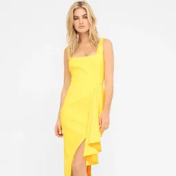 Sheike Highlight Dress Yellow Size 12 for rent on The Volte - image 1
