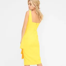 Sheike Highlight Dress Yellow Size 12 for rent on The Volte - image 2
