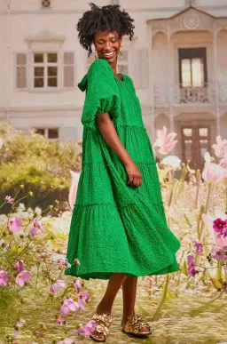 Trelise Cooper Sleeve It All To Me Dress Green Size 14 for rent on The Volte - image 1