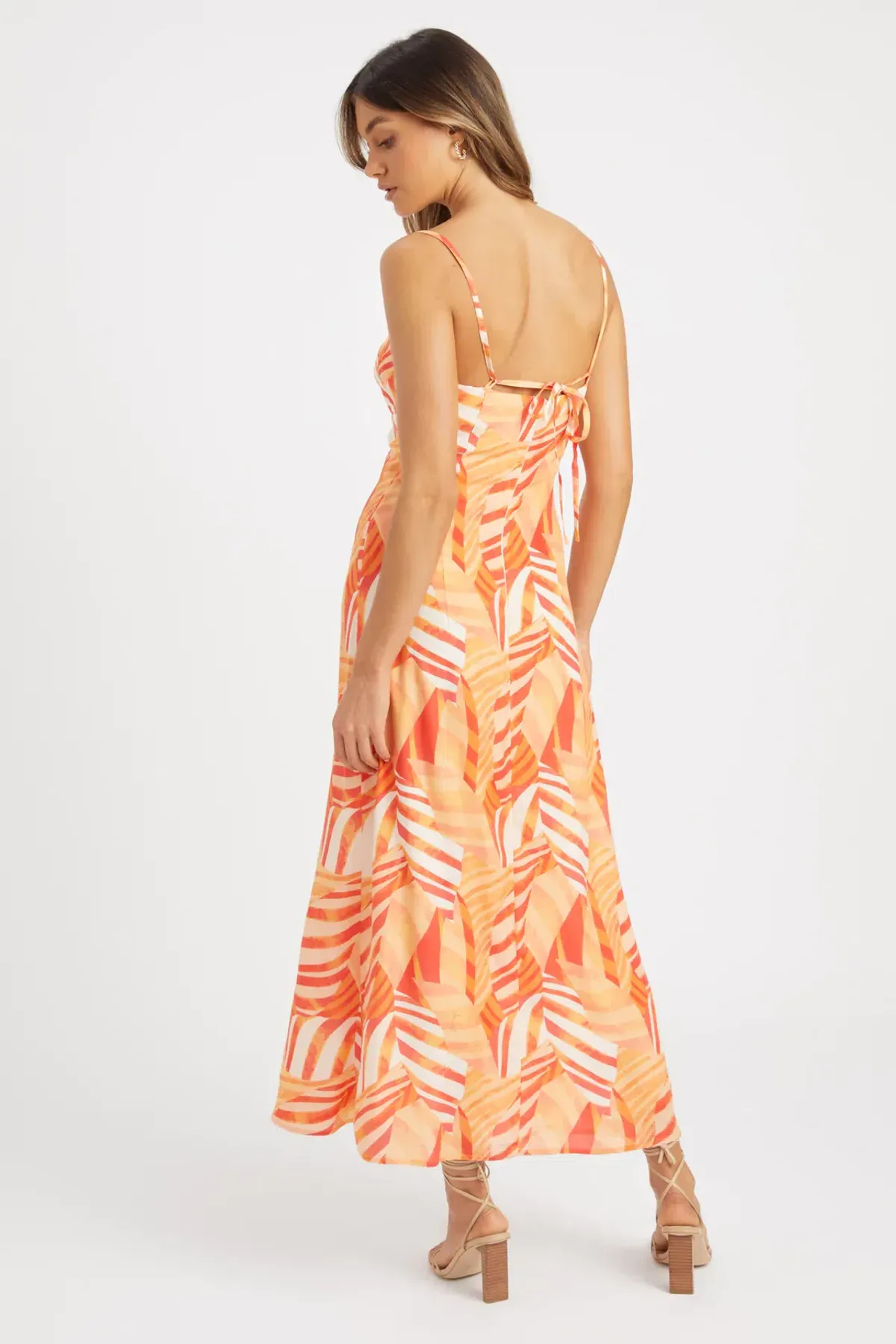 Kookai Vie Slip Dress Orange Size 38 / Au 10 - Image 3