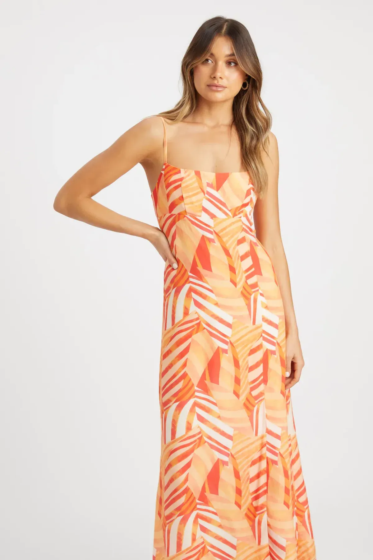Kookai Vie Slip Dress Orange Size 38 / Au 10 - Image 2