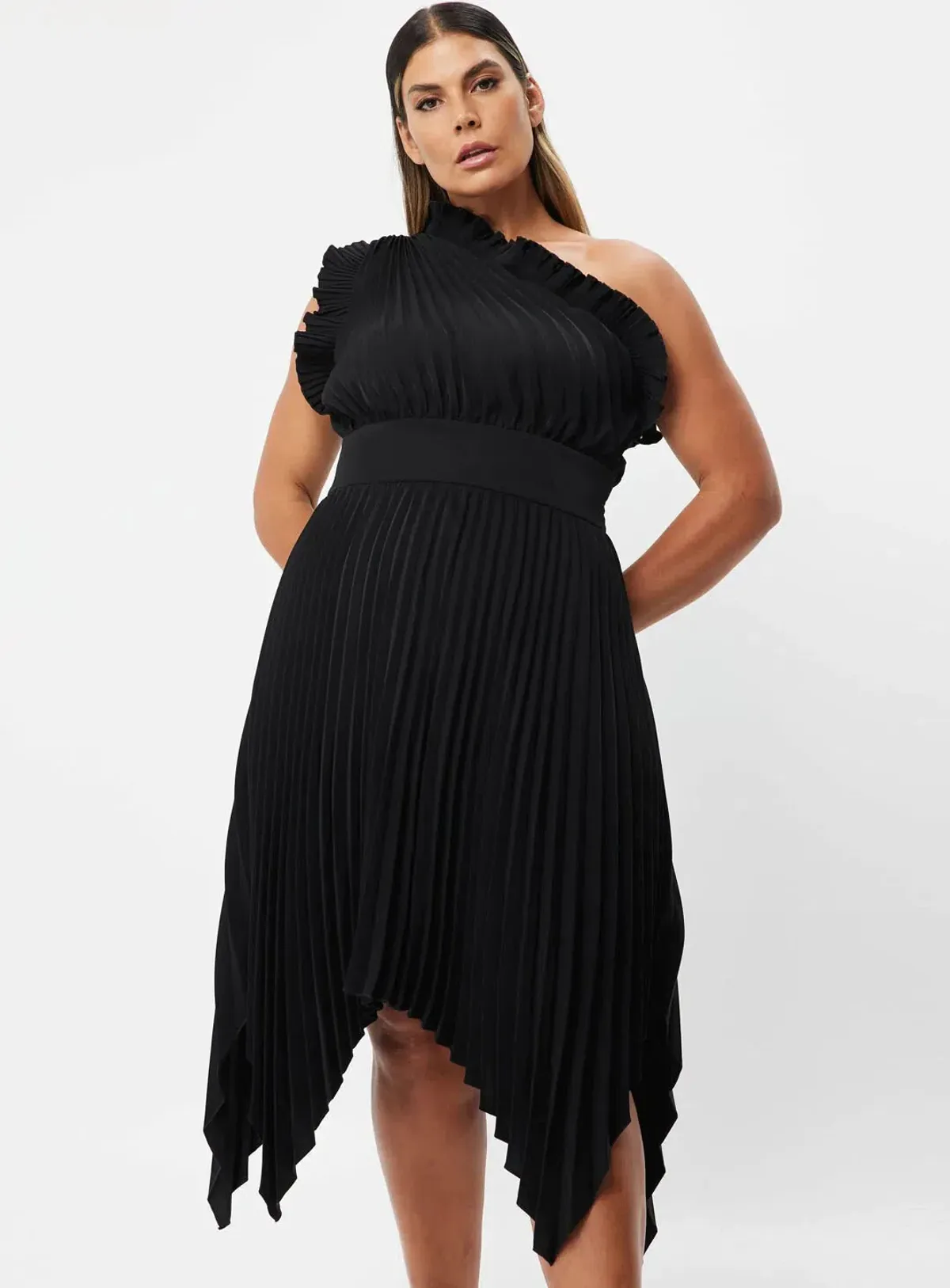 Mossman The Lady Like Midi Dress Black Size 16 - Image 1