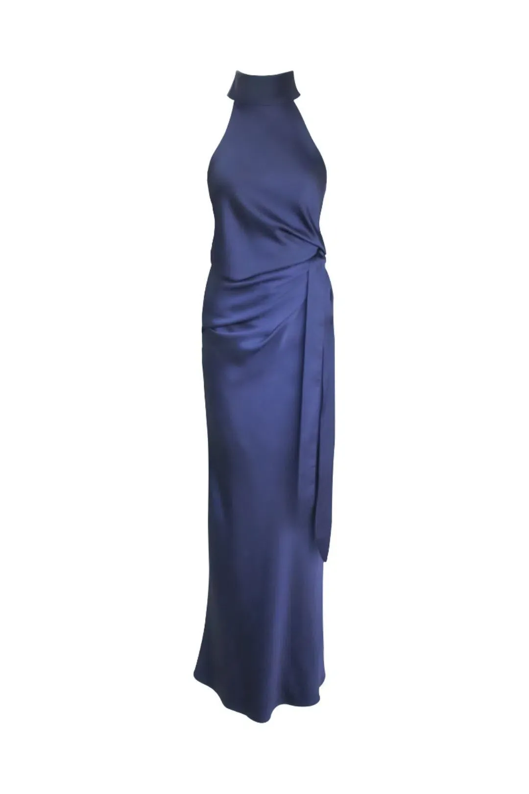 Camilla and Marc Foxglove Gown Navy Size 6 for rent on The Volte - main image