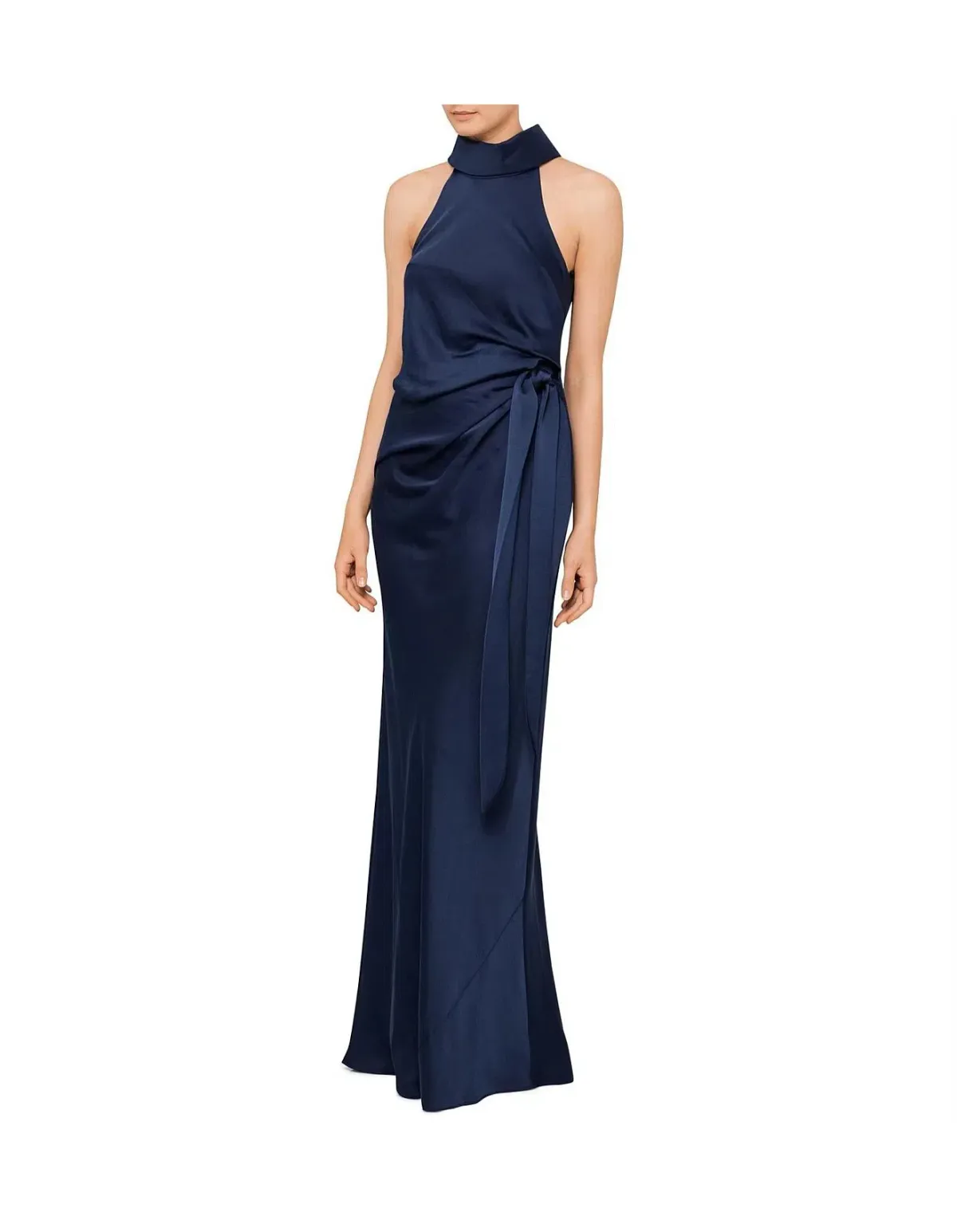 Camilla and Marc Foxglove Gown Navy Size 6 for rent on The Volte - main image