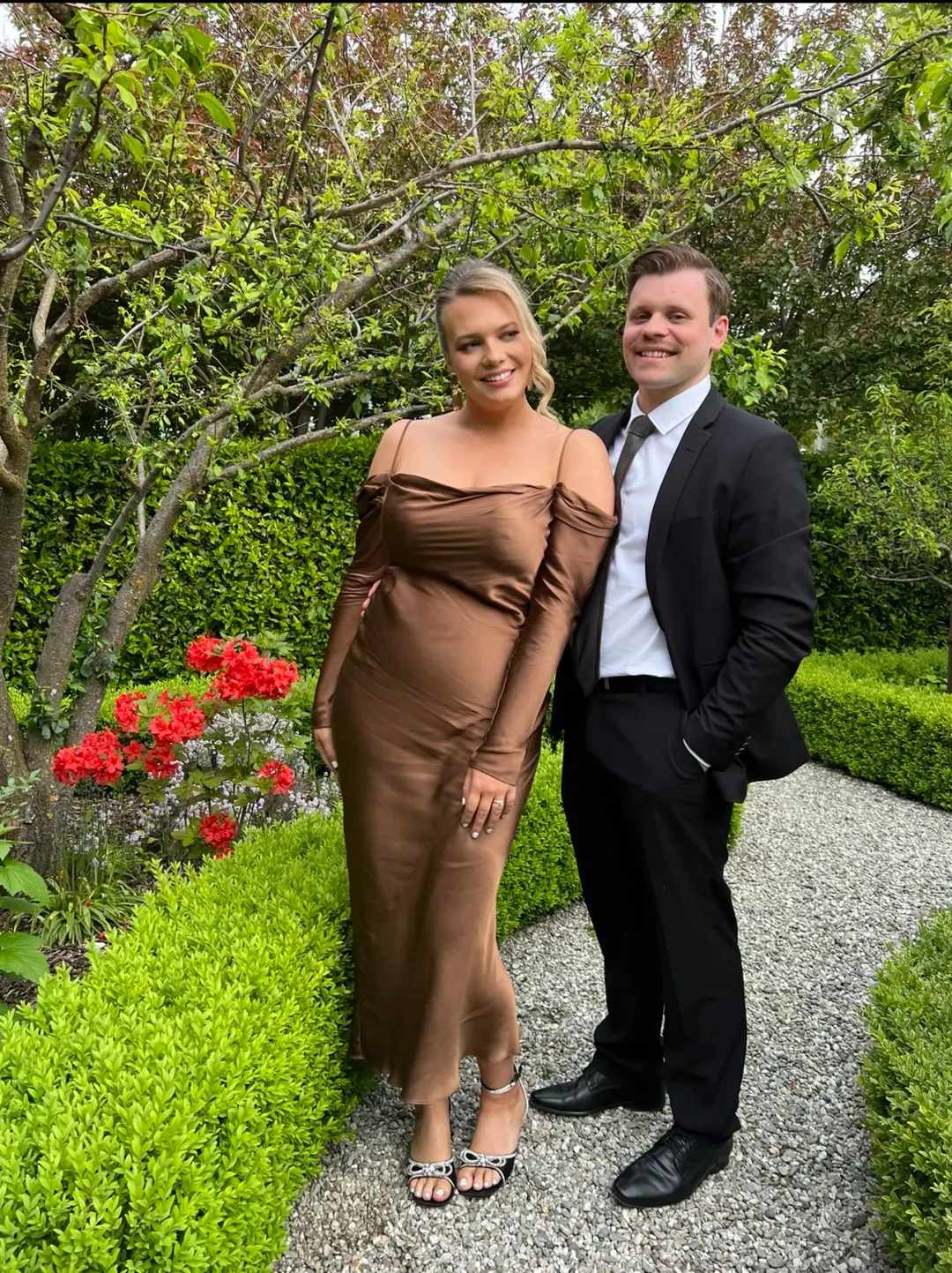 Issy Sereia Dress Copper Size 12 for rent on The Volte - main image