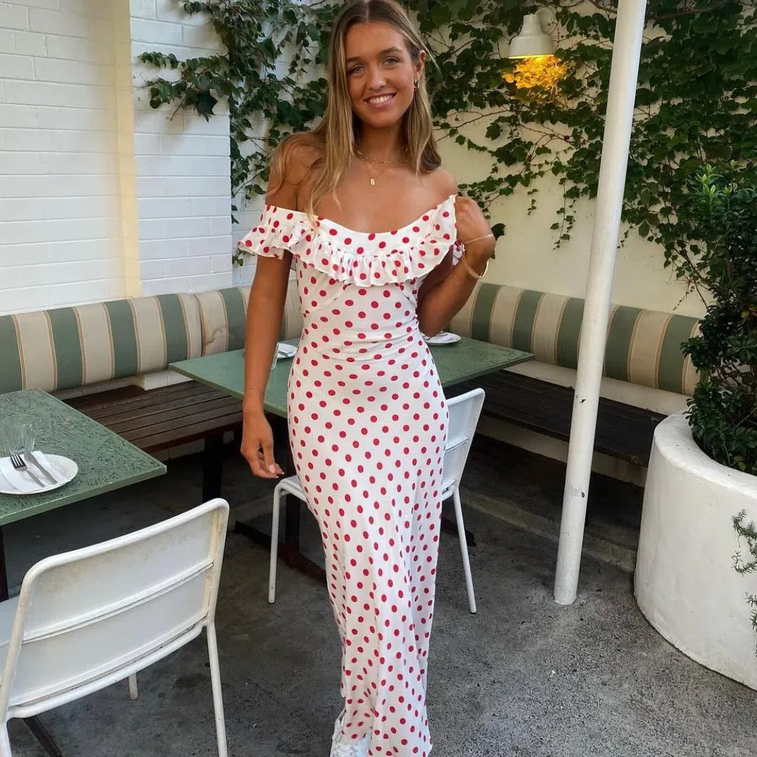 Realisation Par The Claudia Dress Super Dot Size XS / Au 6 for rent on The Volte - main image