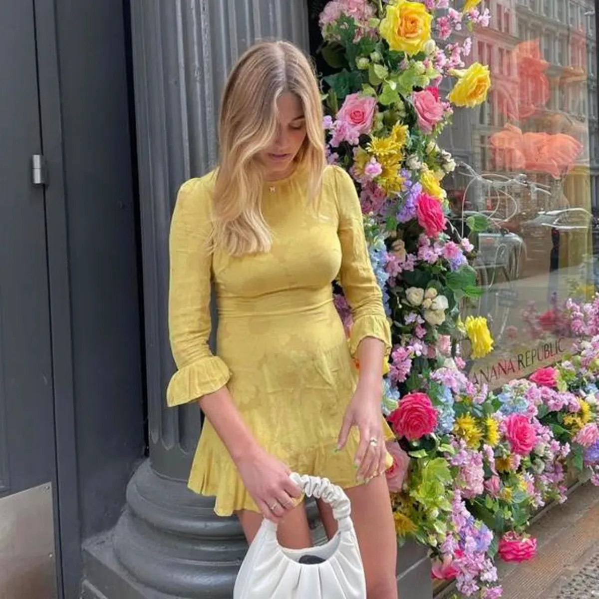 Realisation Par The Mary Jane Dress Sunflower Size XS / Au 6 - Image 3