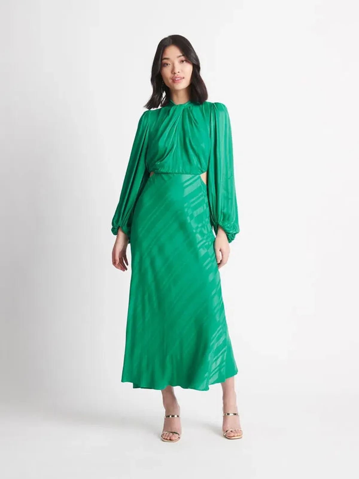 Sheike Brazen Maxi Dress Emerald Size 10 / M - Image 1