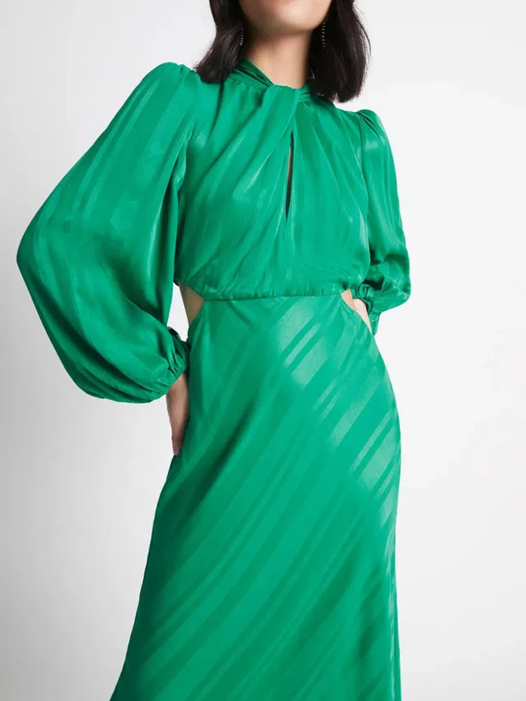 Sheike Brazen Maxi Dress Emerald Size 10 / M for rent on The Volte - main image