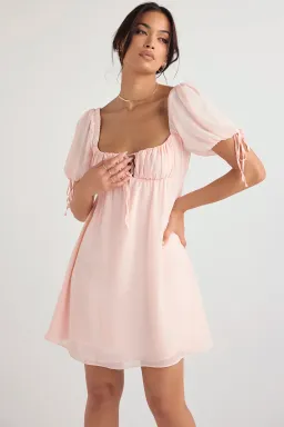 House of CB Princess Mini Dress In Pink Quartz Size 8 for rent on The Volte - image 6