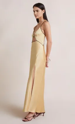 Bec & Bridge Hazel Maxi Dress Wheat / Yellow Size 6 for rent on The Volte - image 2