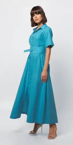 Mossman The Blue Light Shirt Dress Blue Size 16 for rent on The Volte - image 2