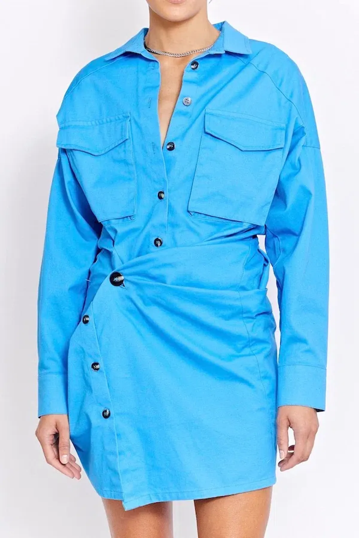 Pfeiffer Forbes Dress Blue Size M/AU 10 - Image 3