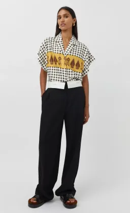 Camilla and Marc Rivoli Shirt Print Size S/ AU 6 for rent on The Volte - image 1