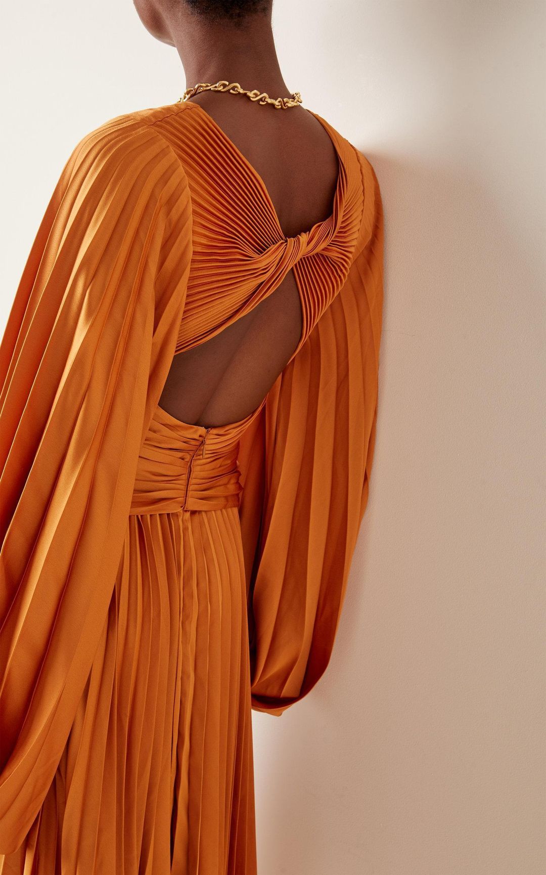 Acler Palms Dress - Tumeric sz 10 for rent on The Volte - main image