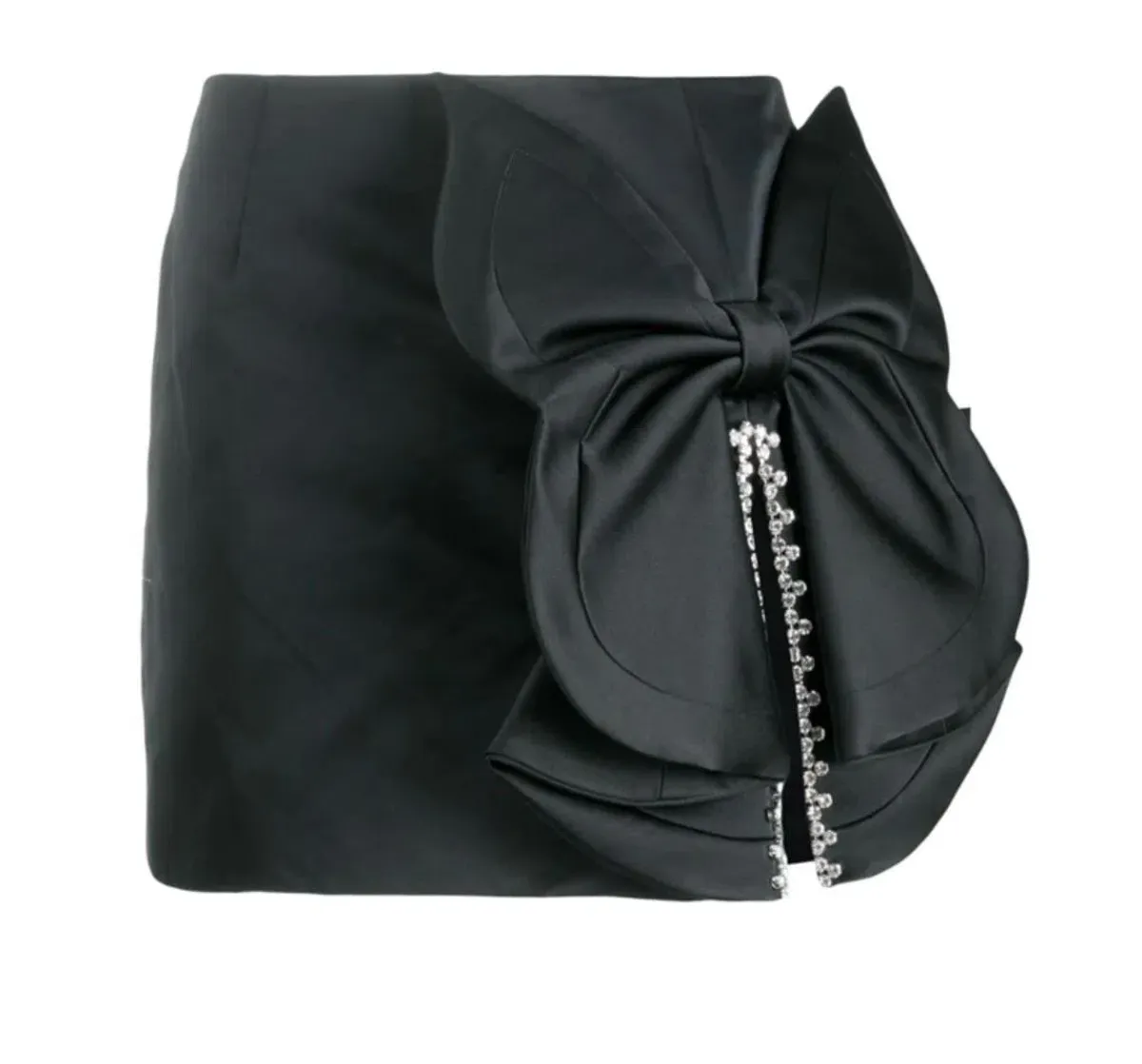 AREA NYC Butterfly Bow Skirt Black Size 12 - Image 3