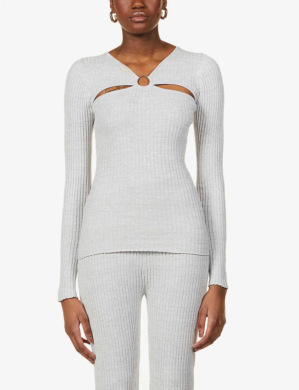 Anna Quan Laila Top Pebble Grey Size 4 / XXS - Image 1