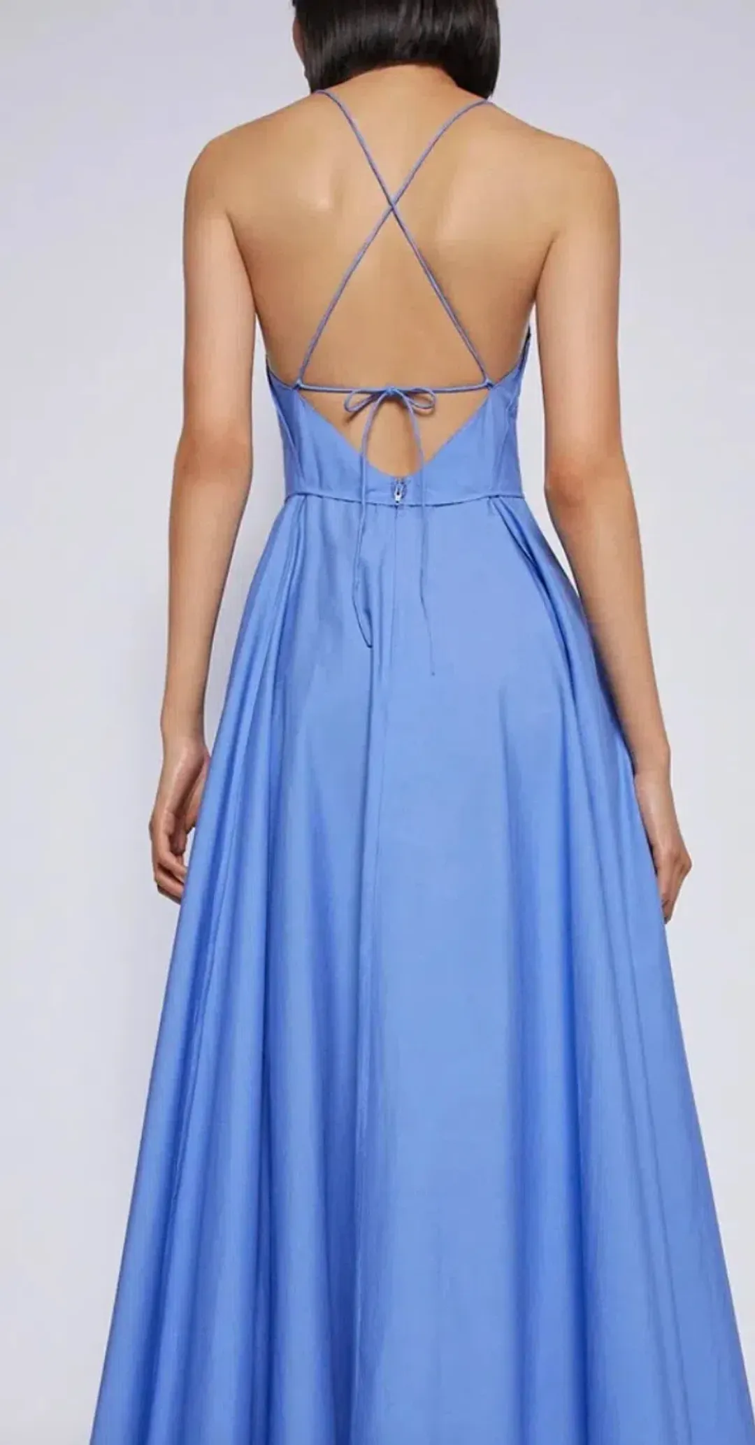 Scanlan Theodore Parachute Cotton Strappy Dress in Mauve Size 6 / XS for rent on The Volte - main image