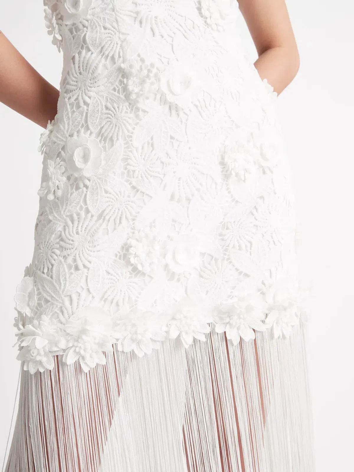 Sheike Halo Dress White Size 6 - Image 3