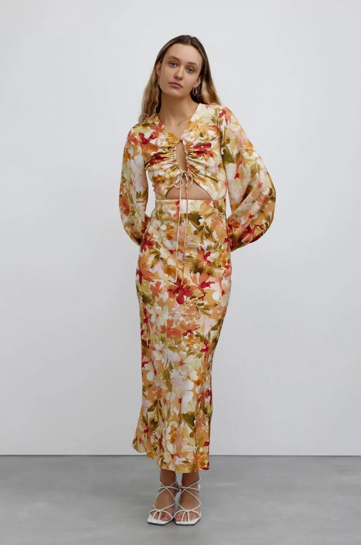 Significant Other Lucia Maxi Dress Watercolour Size 12 - Image 1