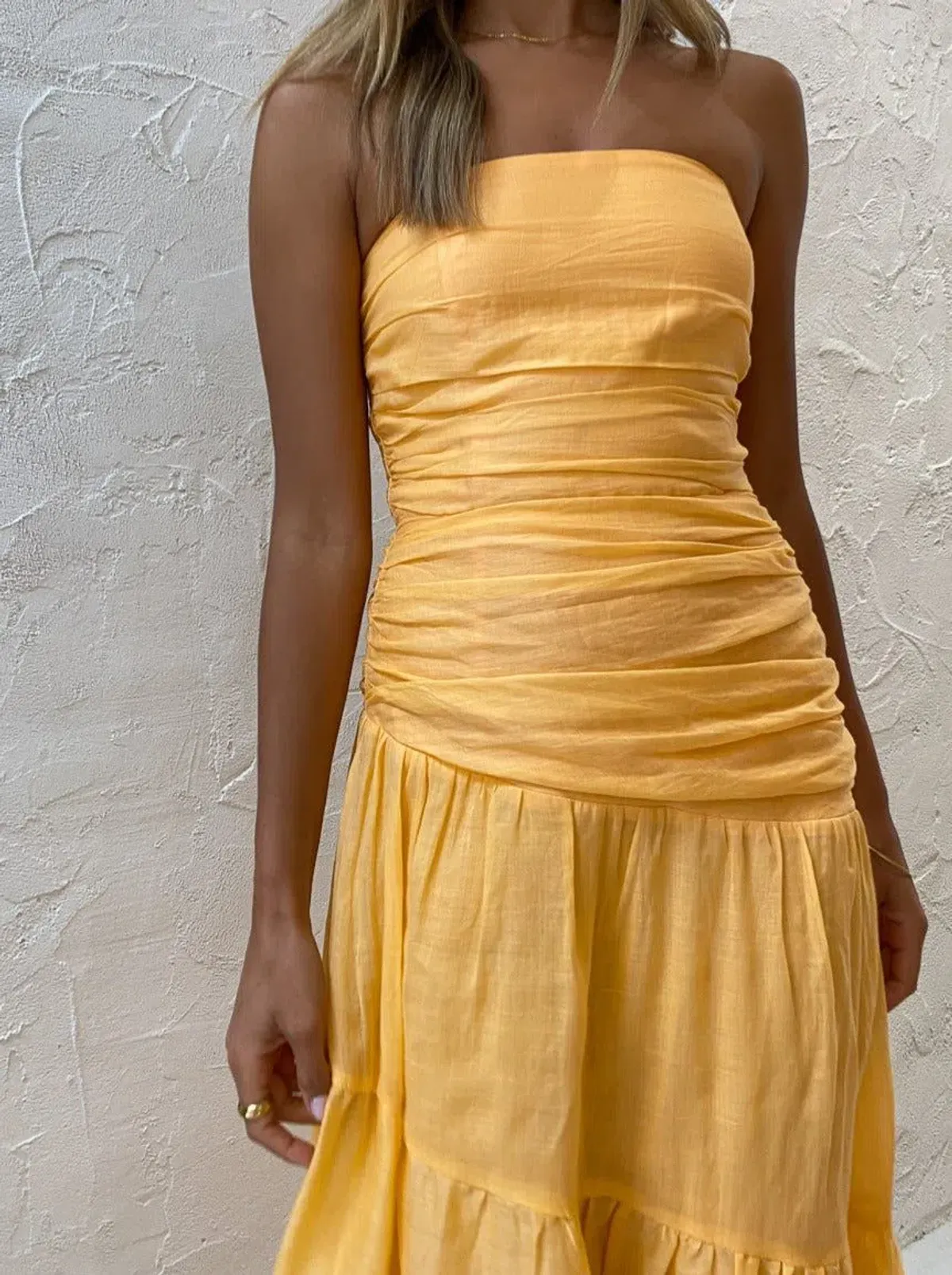 Issy Isles Dress in Orange Sorbet Size 6 - Image 2