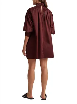 Camilla and Marc Tori Mini Dress Burgundy Size 8 for rent on The Volte - image 2