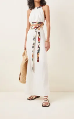 Sir the Label Ambroise Open Back Gown White Size 0 / AU 6 for rent on The Volte - image 2