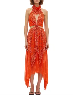 Dion Lee Bandana Knot Dress Red Size 6 for rent on The Volte - image 1