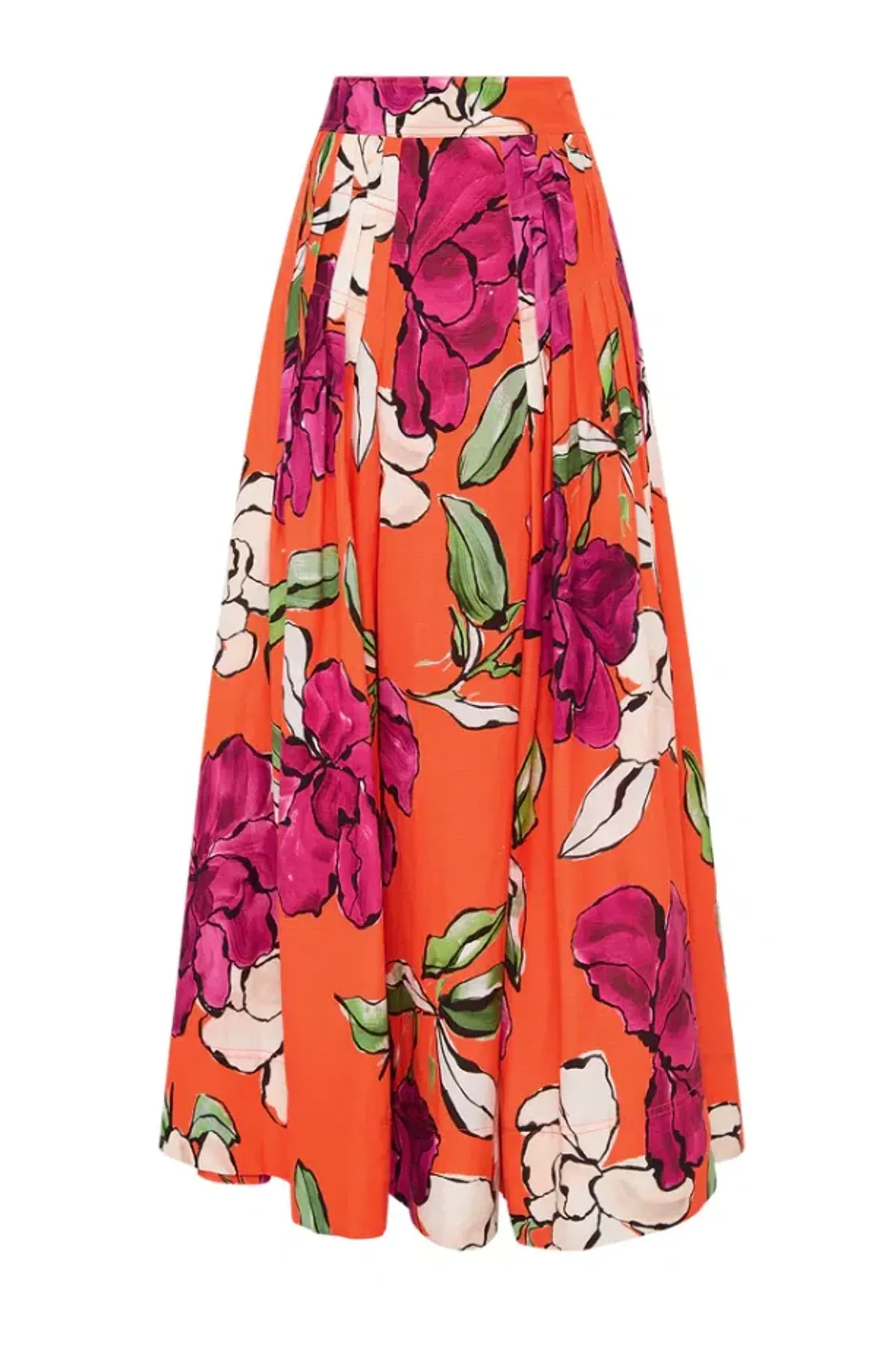 Aje Marcel Puff Sleeve Top and Lewis Tuck Detail Skirt Set Floral Size M / AU 10 - Image 3