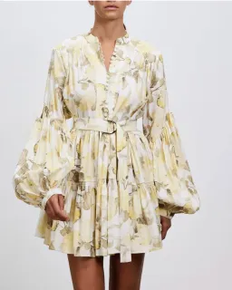 Acler Somerset Dress Hydrangea Floral Size 10 for rent on The Volte - image 2