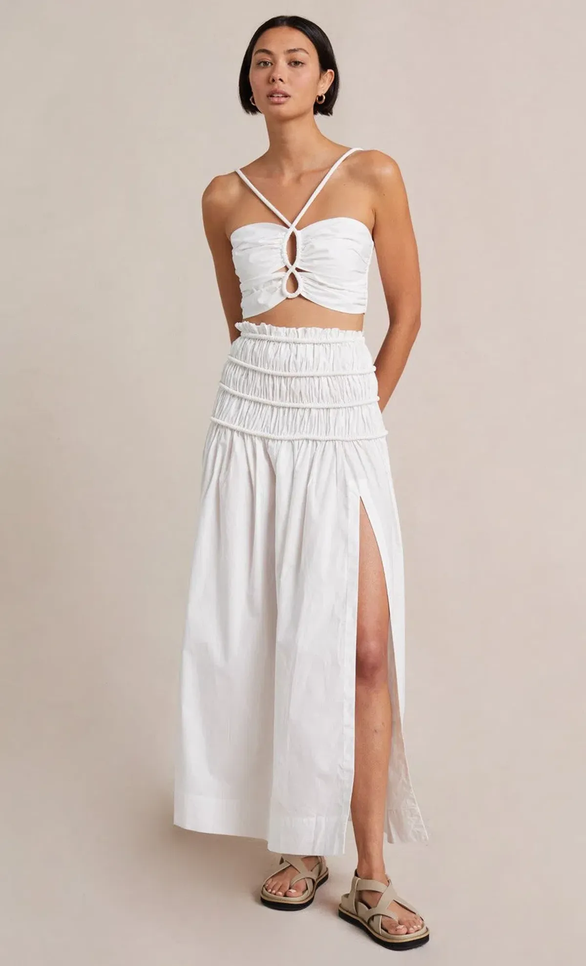 Bec & Bridge Eli Crop Top White Size 10 / M - Image 1