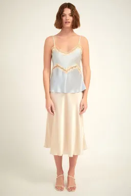 Ginia Hope Lace Cami Blue Size S / Au 8 for rent on The Volte - image 1