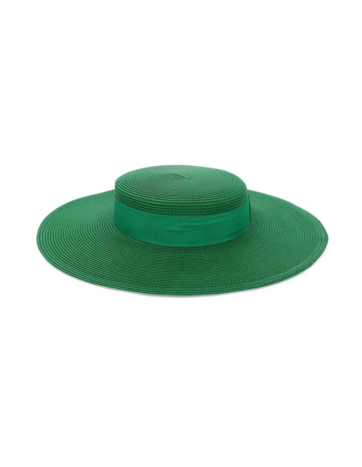 Morgan & Taylor Macy Boater hat in Green - Image 7