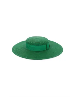Morgan & Taylor Macy Boater hat in Green for rent on The Volte - image 6