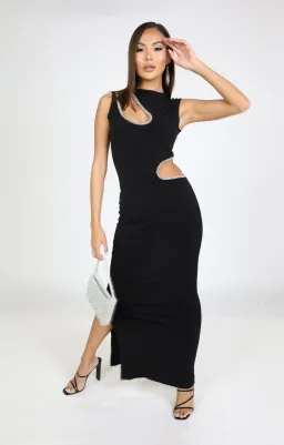 Ivona Skelo Vivia Dress Black Size L/ AU 12 for rent on The Volte - image 1