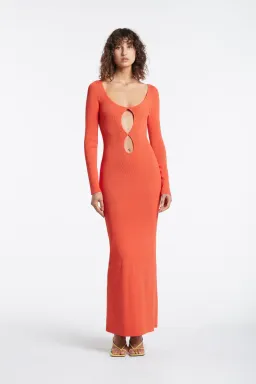 Sir the Label Petite Palace Midi Dress Cherrybomb Red Size 1/Au 8 for rent on The Volte - image 1