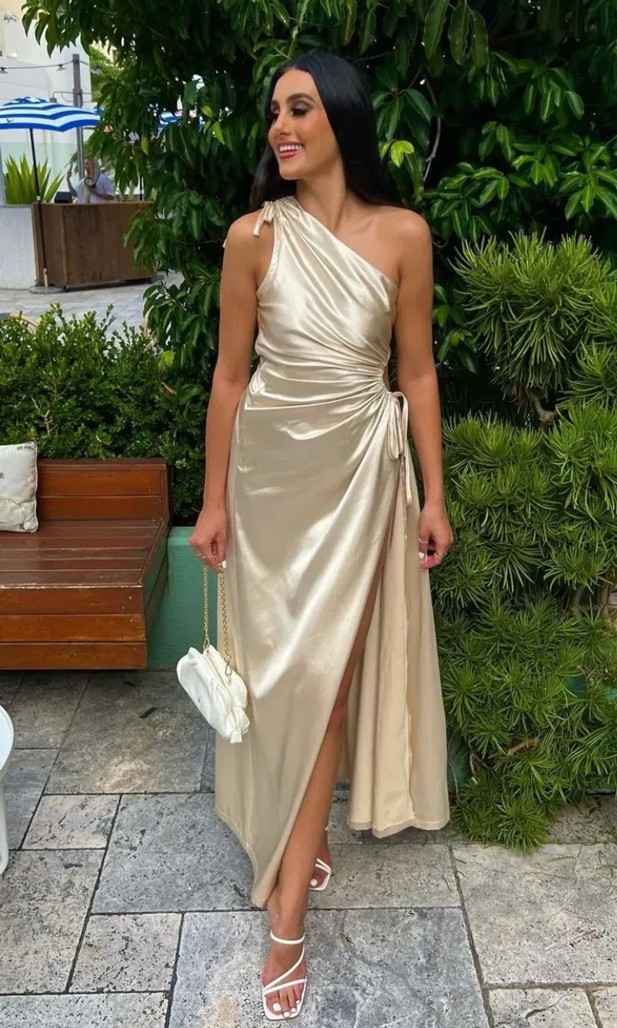 Sonya Moda Nour Maxi Dress Pearl Size 8 - Image 5