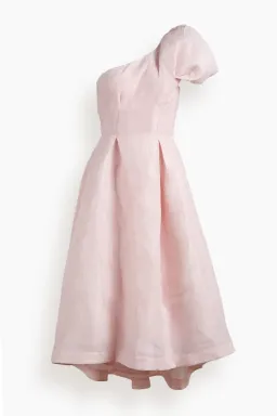 Rachel Gilbert Angus Midi Dress Pink Size AU 6 for rent on The Volte - image 3