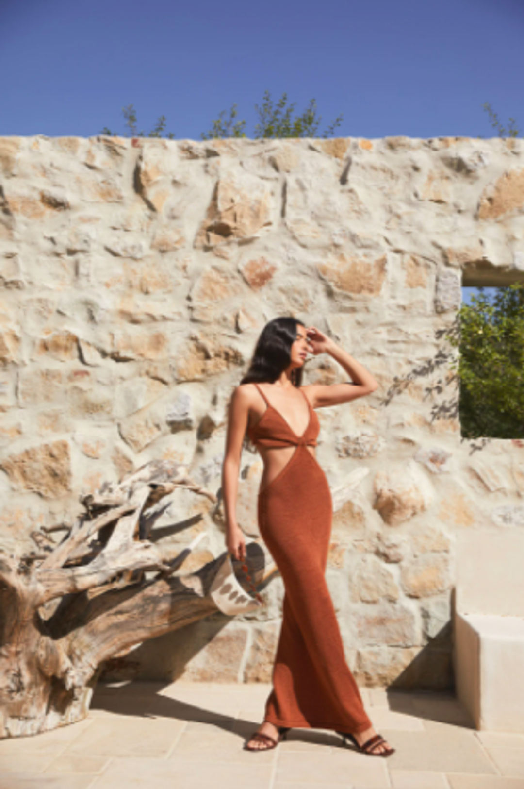 Cult Gaia Serita Dress Amber Size 6 for rent on The Volte - main image