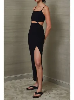 Bec & Bridge Faye Midi Dress Black Size AU 6 for rent on The Volte - image 2