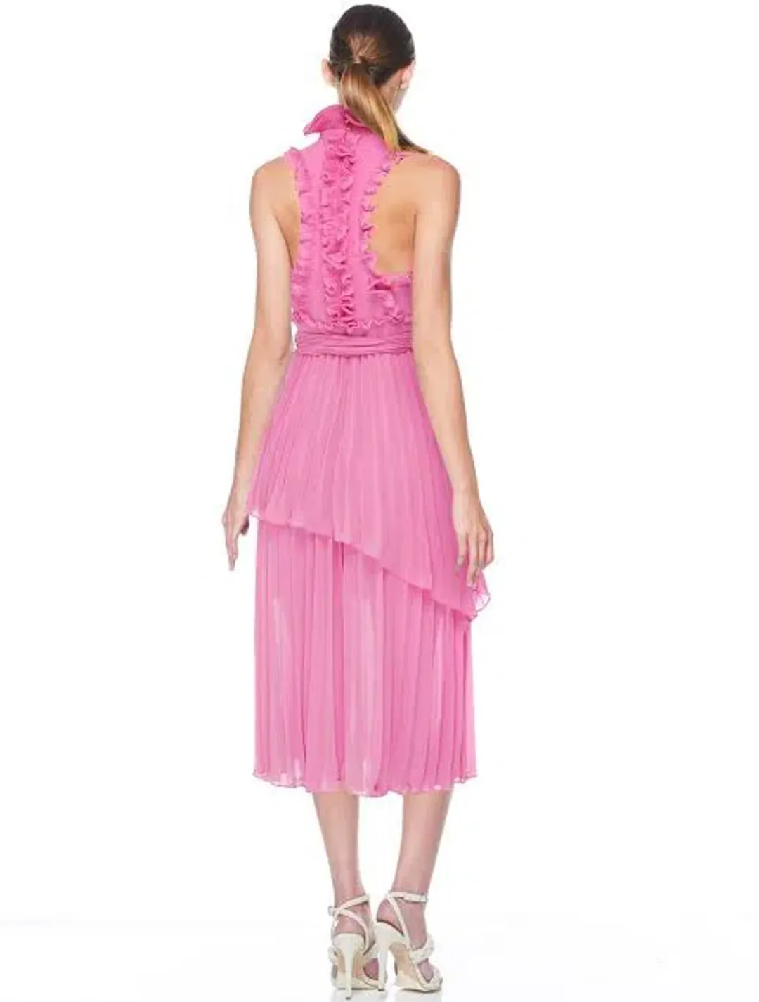 Talulah Jodi Midi Dress Pink Size 6 for rent on The Volte - main image