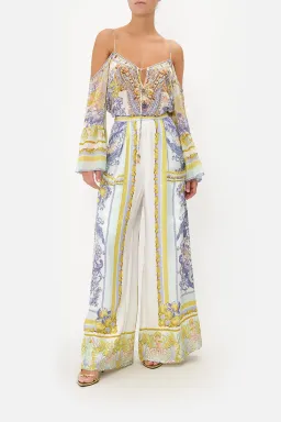 Camilla Wide Leg Trouser Star of the Sea Print Size XS/AU 6 for rent on The Volte - image 1