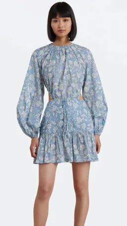 Bec & Bridge Floral Skies Mini Dress Floral Skies Size 8 for rent on The Volte - image 1