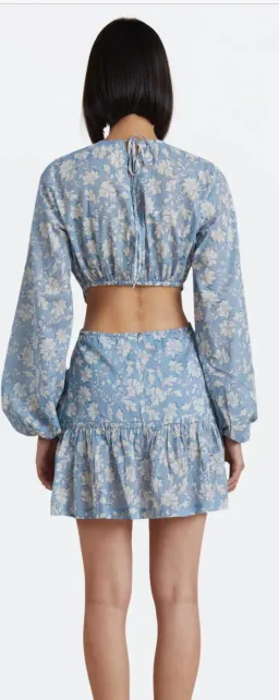 Bec & Bridge Floral Skies Mini Dress Floral Skies Size 8 for rent on The Volte - image 3