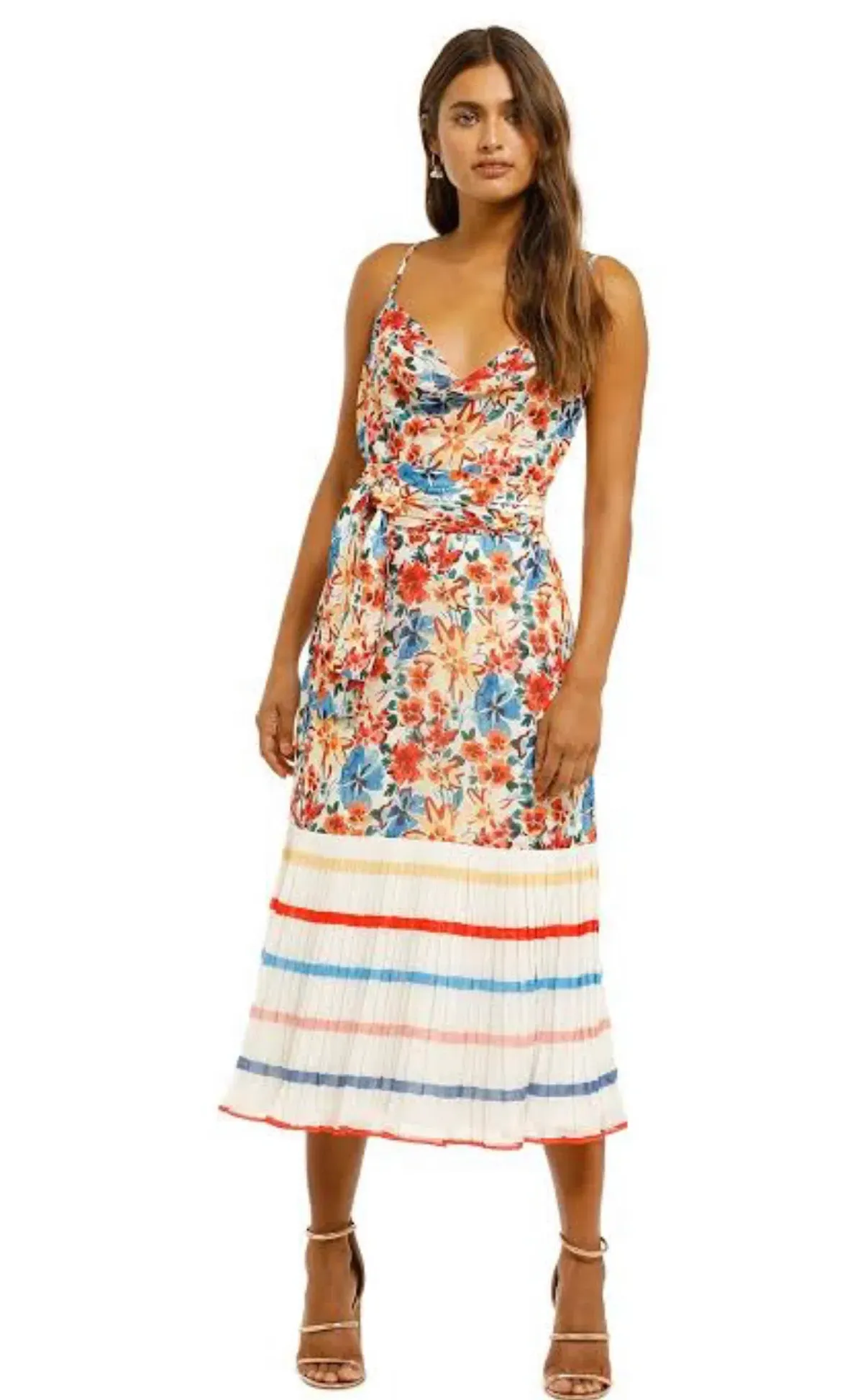 Talulah Meringue Dress Tropicana Floral Size 8 - Image 1