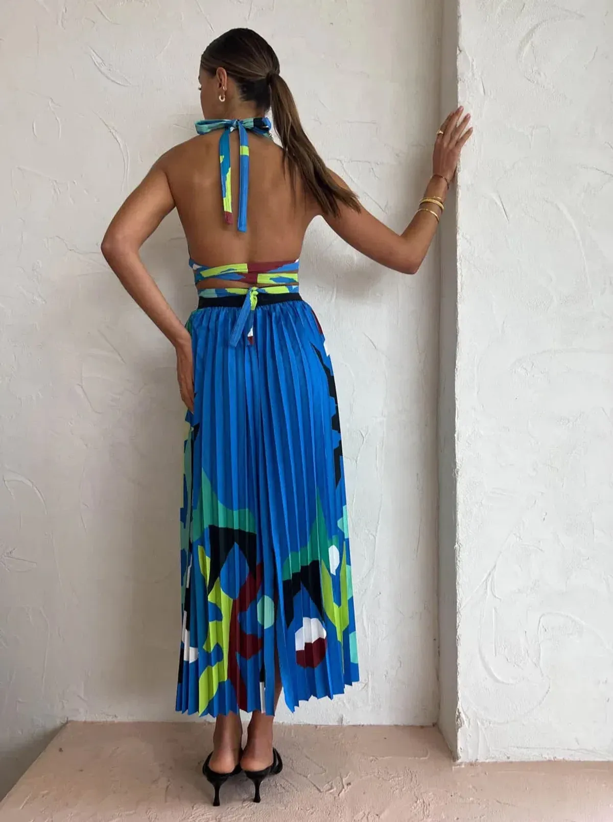 Manning Cartell Curtain Of The Moon Bralette and Skirt Set Mutli Size 8 - Image 5