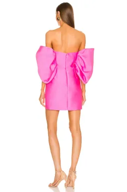 Solace London Elina Mini Dress in Pink Size 2/Au 8 for rent on The Volte - image 3