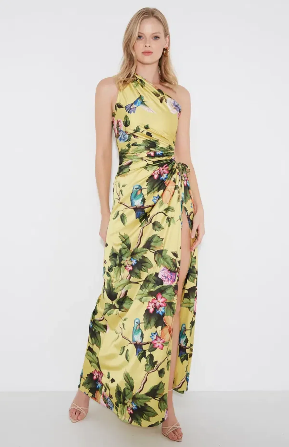 Sonya Moda Nour Maxi Dress Royal Botanica Floral Size 8 / S - Image 2