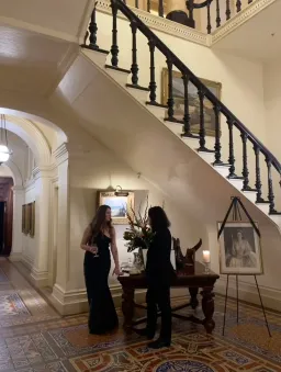 J. Mendel Paris Floor-Length Gown Navy Blue Size AU 12 for rent on The Volte - image 11